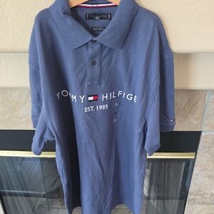 Tommy Hilfiger Men's Navy Polo Shirt